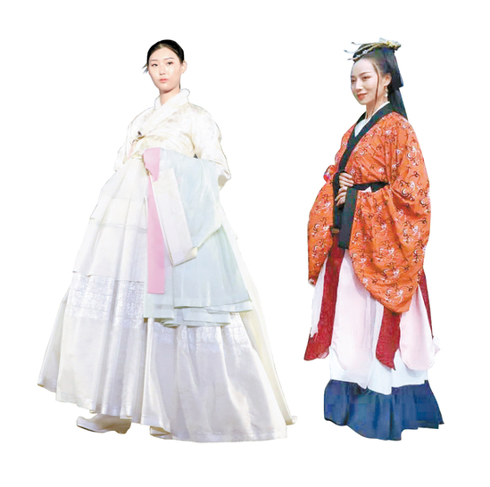 Is hanbok a copy of Hanfu